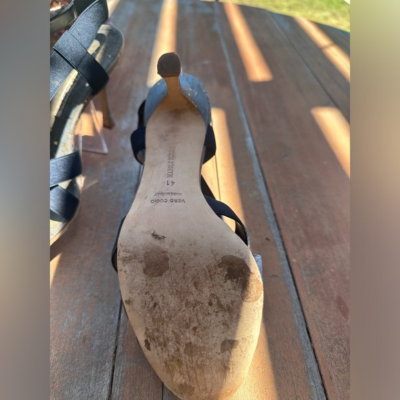 Manolo Blahnik elastic escadrille Hells - Picture 5 of 6